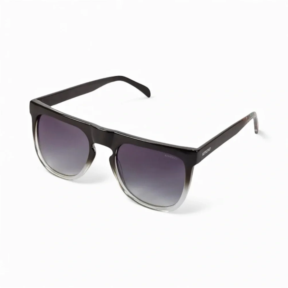Komono Black Gray Gradient Sunglasses NEW Bennet Paisley